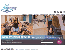 Tablet Screenshot of emergeyogawellness.com